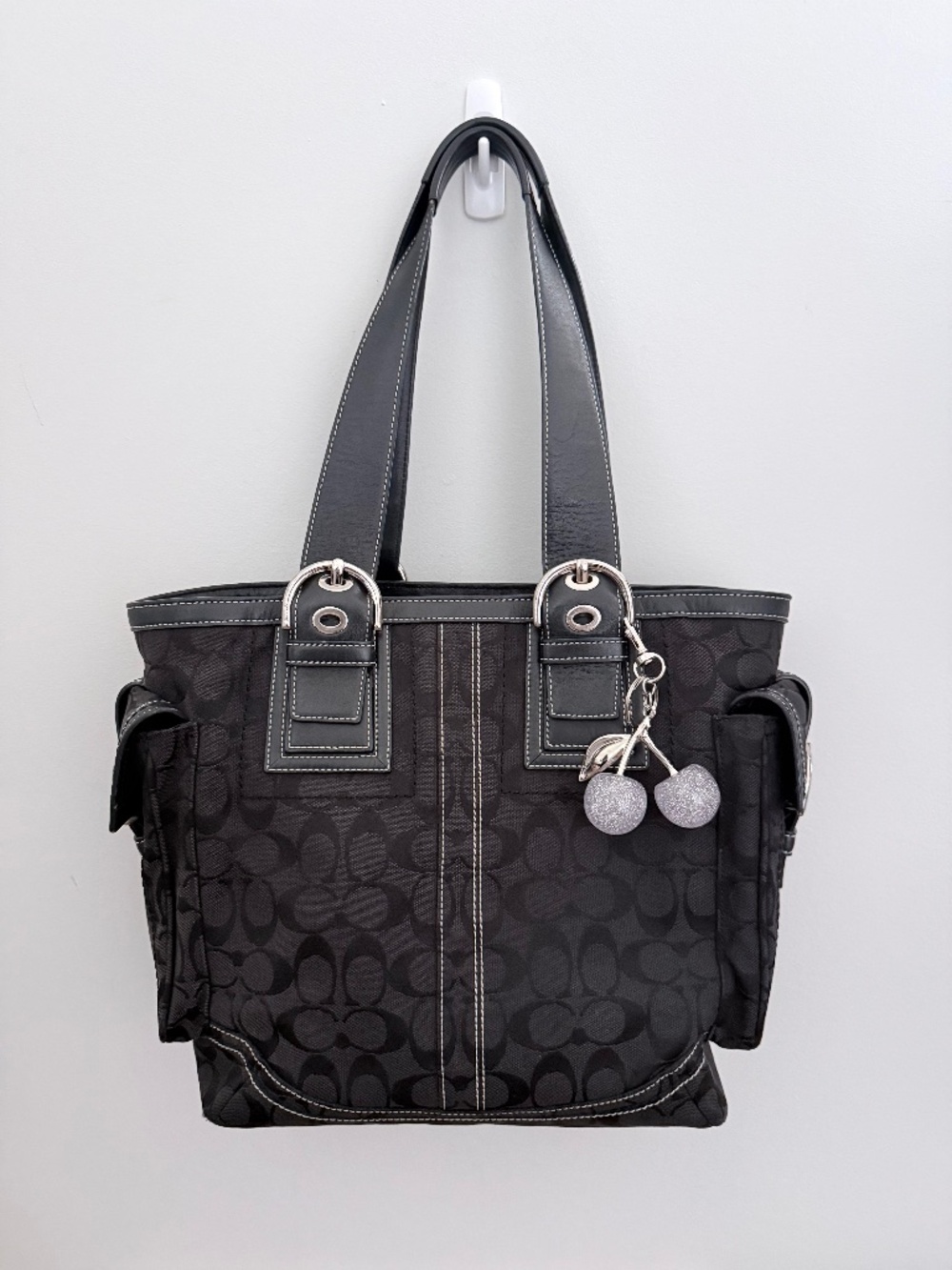 Vintage Coach Signature Soho Multi-Pocket Tote Bag